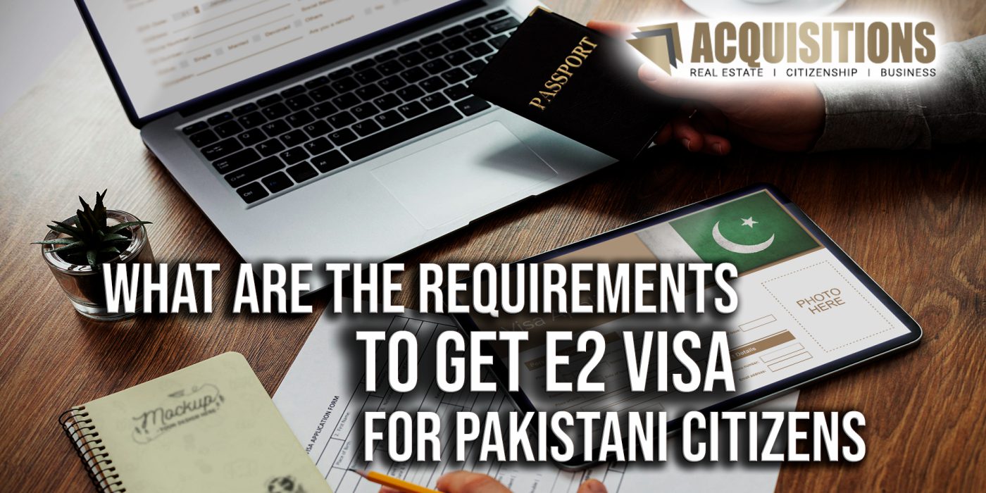 e2 visa for Pakistani